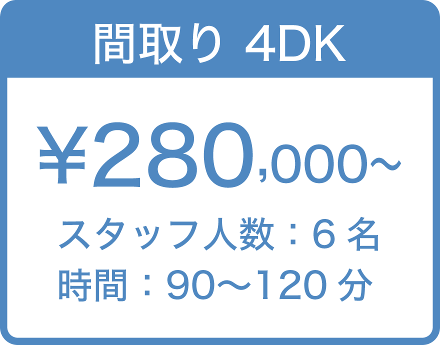 間取り4DK ¥ 280,000〜