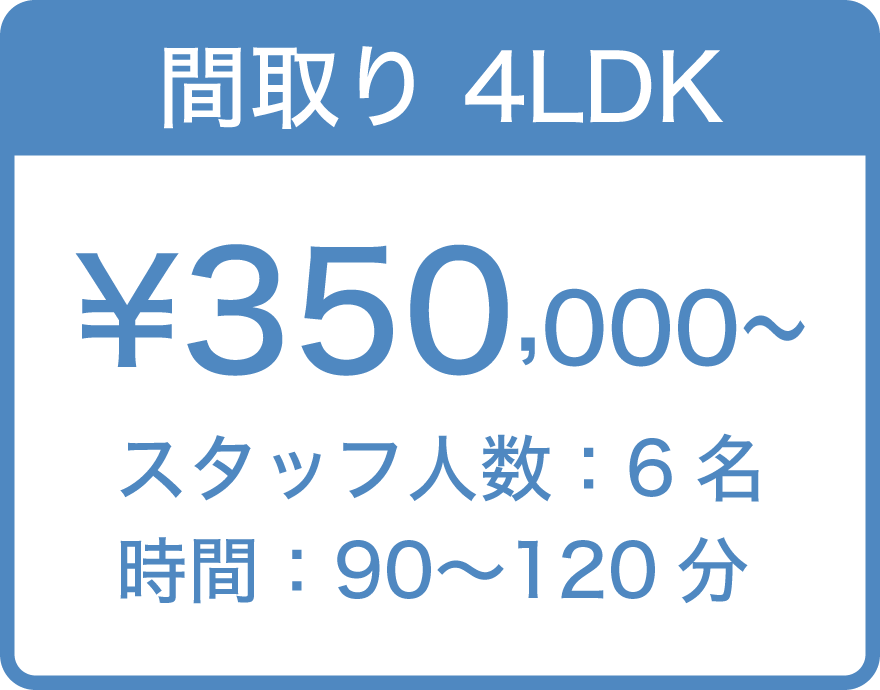 間取り4LDK ¥ 350,000〜